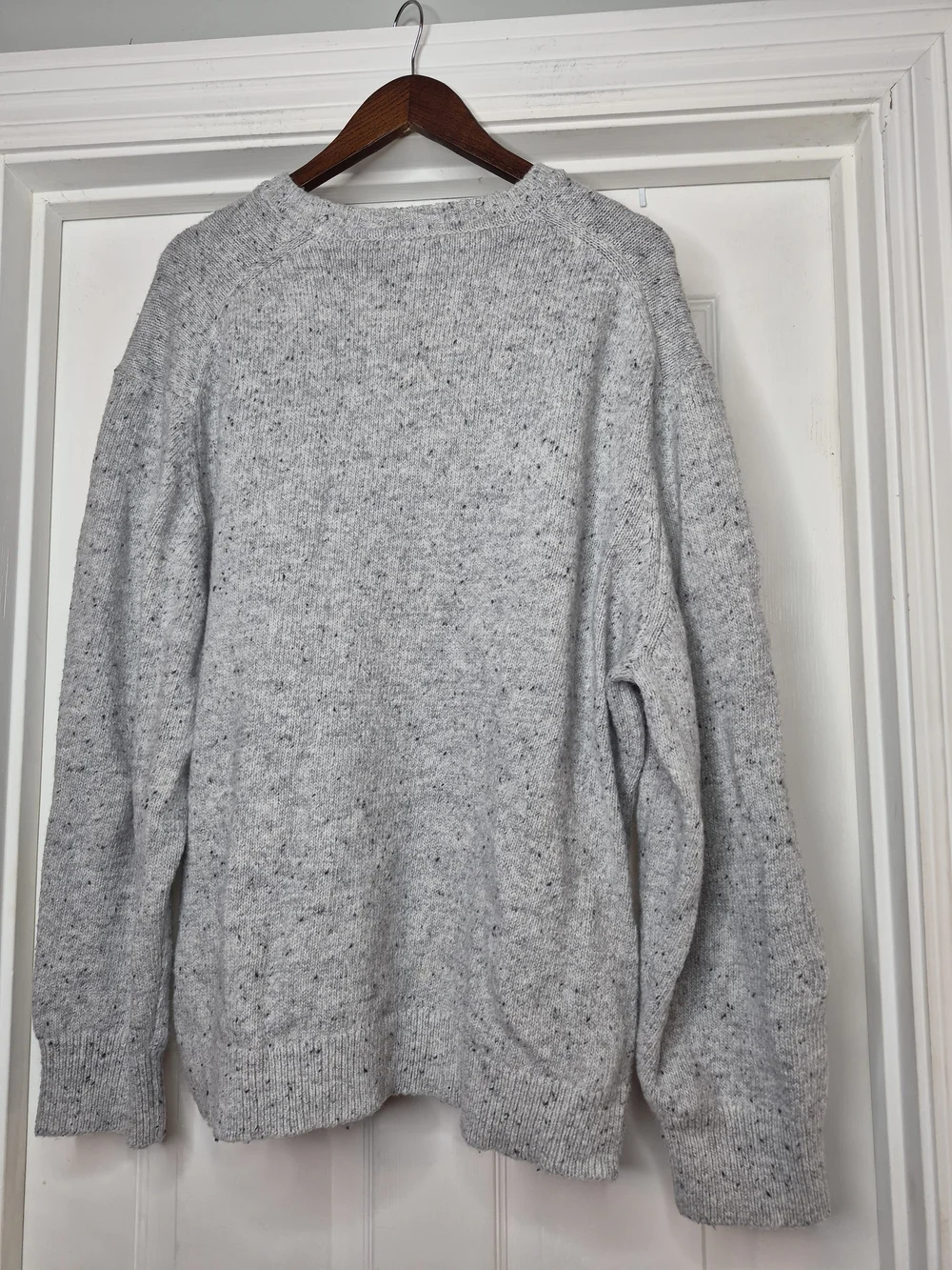 American Eagle Crewneck Sweater in Light Gray XXXL